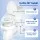 Cefito Ultra-Slim Bidet Attachment 0.23in Dual Nozzle Self-Cleaning Adjustable Pressure Non-Electric