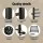 Devanti Heated Towel Rail 8-Bar Carbon Steel Electric Warmer Rack with Timer, Waterproof, Black, 40-55°C, 105W
