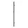Devanti Black Heated Towel Rail: Vertical Electric Warmer with Timer, 38W IPX4 Waterproof Carbon Steel, 40-55°C