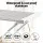 Devanti Heated Towel Rail Electric Clothes Airer: 8-Bar Foldable Drying Rack, 120W, Rust-Proof Aluminium, 93x72x48cm