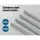 Devanti 4 Bar Stainless Steel Towel Rail Rack Holder, Wall Mounted Swivel Design with Hook, 36x25cm, Rust-Resistant