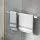 Devanti 600mm Wall Mounted Towel Rail Rack Holder, Single Bar, 304 Stainless Steel, Silver, Rust Resistant