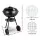 Grillz BBQ Charcoal Smoker, Heavy-Duty Steel, 50x44x72cm, Black - Portable Grill with Excellent Heat Retention