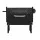 Grillz BBQ and Grill, Heavy-Duty Steel, 304 Stainless Steel Plate, 86x48x66cm, Black, 2-in-1 Charcoal Electric Sm
