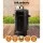 GRILLZ Charcoal BBQ Smoker, Heavy-Duty Steel, 38cm, Black - 3-in-1 Smoker, Griller & Roaster for Flavorful Cooking