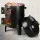 GRILLZ Charcoal BBQ Smoker, Heavy-Duty Steel, 38cm, Black - 3-in-1 Smoker, Griller & Roaster for Flavorful Cooking