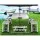 Weisshorn Folding Camping Table Set - Portable Aluminium Outdoor Picnic BBQ with 2 Bench Chairs, Seats 4, 35kg Capacity