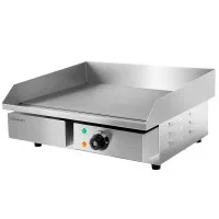 Devanti 55cm Commercial Electric Griddle BBQ Grill Plate, 3000W, Stainless Steel, Easy Clean, 50-300°C, SAA Approved Devanti 55cm Commercial Electric Griddle BBQ Grill Plate, 3000W, Stainless Steel, Easy Clean, 50-300°C, SAA Approved