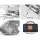 Grillz 2-in-1 Portable Fire Pit BBQ Grill, Stainless Steel, 35cm, Includes Carry Bag, Ideal for Camping & Patios