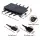 Grillz 1400W Electric BBQ Grill: Smokeless, Non-Stick Ceramic, 7 Pans, Adjustable Heat for Indoor/Outdoor Cooking