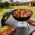 Grillz Compact Portable Charcoal BBQ with Lid 34cm Stainless Steel Grill Lightweight for Camping Tailgating