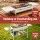 Grillz Portable Charcoal BBQ Grill - Foldable, Stainless Steel Racks & Pans, Carbon Steel Body, 118cm x 29cm x 64cm