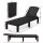 Gardeon Foldable Sun Lounger Recliner Chair with 4-Position Backrest Black