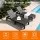 Gardeon Outdoor Folding Sun Lounger Recliner 4-Position Black Slatted Patio Pool Beach Chair 150kg