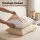 Giselle Bedding Queen Sheet Set 150 GSM Micro Flannel 40cm Deep Pocket Cream White Anti-Pilling Fast Drying