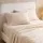 Giselle Bedding Single Sheet Set 150 GSM Micro Flannel Anti-Pilling Fast Drying Cream White