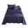 Giselle Bedding Single 500TC Cotton Sheet Set 40cm Deep Pocket Sateen Navy Blue