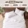 Giselle Bedding Double Sheet Set 500TC Cotton 40cm Deep Pocket Sateen Weave White