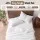 Giselle Bedding King single 500TC Cotton Sheet Set 40cm Deep Pocket White