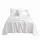 Giselle Bedding Single 500TC Combed Long-Staple Cotton Sheet Set 40cm Extra Deep Pocket Sateen Weave White
