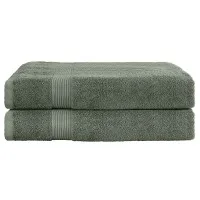 2 Pack Extra Large Bath Sheets Set, 100% Cotton, 180x90cm, 550GSM, Quick Dry, Highly Absorbent, Green Towels 2 Pack Extra Large Bath Sheets Set, 100% Cotton, 180x90cm, 550GSM, Quick Dry, Highly Absorbent, Green Towels