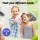 2 Pack Extra Large Bath Sheets Set, 100% Cotton, 180x90cm, 550GSM, Highly Absorbent, Quick-Dry, Grey Towels
