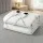 Giselle Bedding Electric Blanket Double Bamboo Fabric Fitted Heated Underlay 9 Settings 12-Hour Timer White