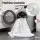 Giselle Bedding Electric Blanket Double Bamboo Fabric Fitted Heated Underlay 9 Settings 12-Hour Timer White