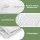 Giselle Bedding Electric Blanket Double Bamboo Fabric Fitted Heated Underlay 9 Settings 12-Hour Timer White