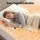 Giselle Bedding Electric Blanket Double Bamboo Fabric Fitted Heated Underlay 9 Settings 12-Hour Timer White