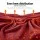 Giselle Bedding Electric Throw Rug 160cm x 130cm Dual-Sided Heated Blanket with 9 Settings Burgundy