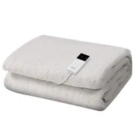 Giselle Bedding Single Electric Blanket - Fleecy Wool, 9 Heat Settings, LED Control, Washable, 1-Year Warranty