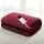 Giselle Bedding Electric Throw Rug Heated Blanket 160cm Burgundy with 9 Heat Settings