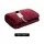 Giselle Bedding Electric Throw Rug Heated Blanket 160cm Burgundy with 9 Heat Settings