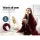 Giselle Bedding Electric Throw Rug Heated Blanket 160cm Burgundy with 9 Heat Settings