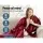 Giselle Bedding Electric Throw Rug Heated Blanket 160cm Burgundy with 9 Heat Settings