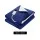 Giselle Bedding Electric Heated Throw Rug - Flannel & Sherpa, 10 Temp Settings, Washable, 160x130cm, Navy