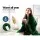 Giselle Bedding Heated Electric Throw Rug, Washable Coral Fleece, 10 Heat Settings, Green, 160x130cm, 1-Year Warranty