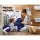 Giselle Bedding Electric Throw Blanket - Navy, 160x130cm Coral Fleece, 10 Heat Settings, LED Display, Machine Washable
