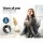 Giselle Bedding Heated Electric Throw Rug 160cm x 130cm Washable Fleece Blanket 9 Settings Silver