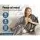 Giselle Bedding Heated Electric Throw Rug 160cm x 130cm Washable Fleece Blanket 9 Settings Silver