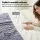 Giselle Bedding 152x203cm Two-Tone Cable Knit Throw Blanket - Soft Double-Sided Fleece, Lightweight, Machine Washable