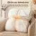 Giselle Bedding 152x203cm Queen Flannel Fleece Throw Blanket - Soft, Lightweight, Cosy Sofa/Bed Cover in White