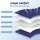 Giselle Bedding Weighted Blanket 6.8kg - Premium Microfibre, Glass Beads, 122x198cm, Deep Touch Pressure, Blue