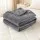 Giselle Bedding 4.5KG Weighted Blanket Dual Sided Fleece Sherpa High Density Glass Beads 104x152cm Grey