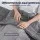 Giselle Bedding 4.5KG Weighted Blanket Dual Sided Fleece Sherpa High Density Glass Beads 104x152cm Grey