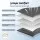 Giselle Bedding 6.8KG Weighted Blanket - Dual-Sided Fleece, Sherpa, 120x180cm, Anti-Anxiety, Glass Beads Filling