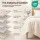 Giselle Bedding Faux Fur Weighted Blanket 6.8kg 120 x 180cm Two-Sided Long Pile Sherpa Cream