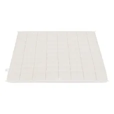 Giselle Bedding Faux Fur Weighted Blanket 11kg 152 x 203cm Cream Sherpa Reverse
