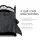 Giselle Bedding Diamond Pintuck Queen Quilt Cover Set - 100% Microfibre, Elegant Black, 3-Piece, Machine Washable